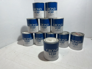 8x Primer verfgrond 750 ml, wit