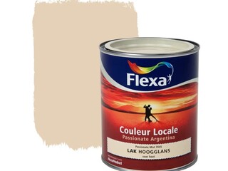 3x Lak hoogglans Flexa, couleur locale, passionate argentina mist, 750