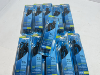 Ca. 11x Audiokabel 3,5 mm jack male naar 3,5 mm jack male Scanpart, zw