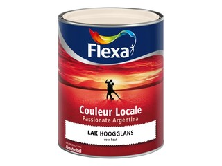 3x Lak hoogglans Flexa, couleur locale, passionate argentina mist, 750