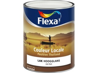 3x Lak hoogglans Flexa, couleur locale, positive thailand gold, 750 ml