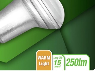 Ca. 27x Led lamp GP, e14 r50, reflector dim blister