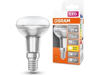Ca. 10x Led reflektorlamp Osram, e14 r50 shape, 25 watt 2700 kelvin