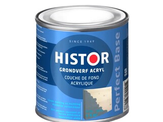 3x Grondverf Histor, perfect base, grijs, 250 ml