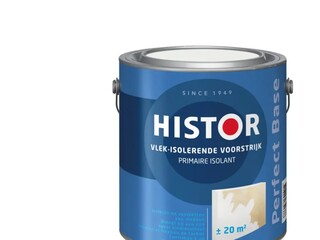 2x Voorstrijk vlek-isolerend Histor, perfect base, wit, 2,5 liter