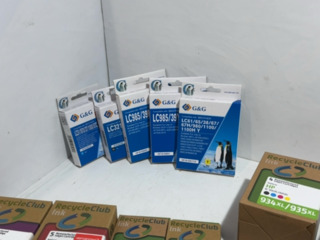 Partij cartridges RecycleClub en G&G, voor verschillende printer typen