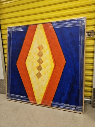 Acryl Schilderij, Maya Wildevuur, 1993