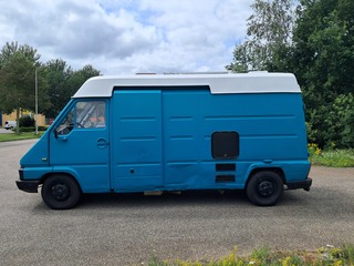 Buscamper, Renault, Master mk1, Blauw, 1990