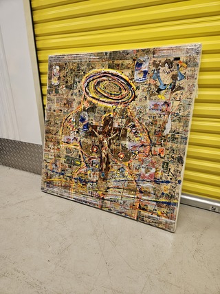 Acryl Schilderij, Tonnie Voorn, Mix Media