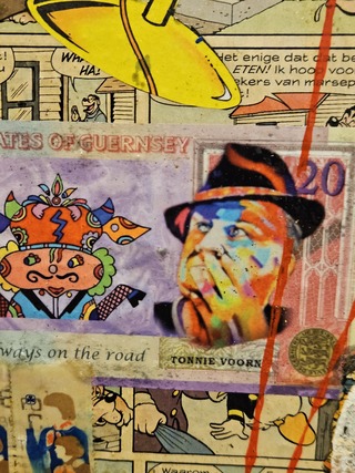Acryl Schilderij, Tonnie Voorn, Mix Media