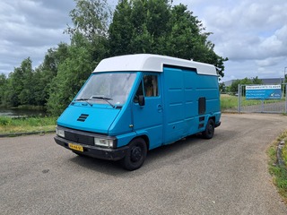 Buscamper, Renault, Master mk1, Blauw, 1990