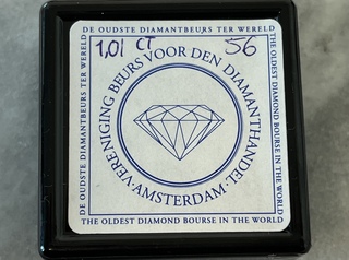 Diamant – 1.01 carat natuurlijke briljant geslepen diamant