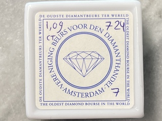 Diamant – 1.09 carat echte zwarte diamant (gecertificeerd)