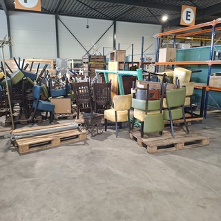 Grote partij horeca inventaris