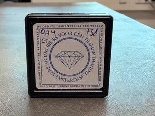 Diamant – 0.74 carat natuurlijke diamant