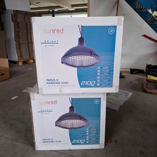 2x Terrasheater Sunred, Indus II hanging 2100