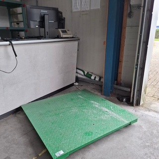 Digitale vloerweegschaal, max 3000 kilo, Allpax, A12