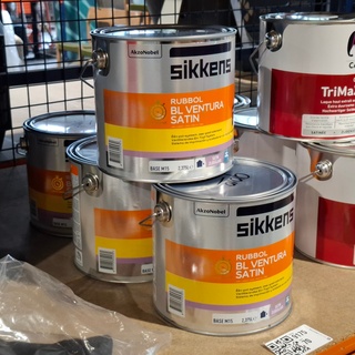 4 x 2,5 liter Watergedragen Zijdeglanslak, Sikkens, BL Ventura, RAL 90