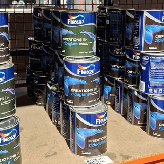 15 liter Zijdeglanslak, Flexa, Wit