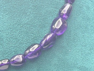Amethyst zilveren collier