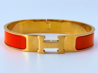 Goldplated armband met cloisonné/emaille