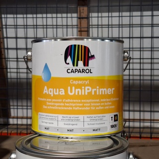 4 x 2,5 liter Caparol uniprimer, RAL 9005 / Zwart
