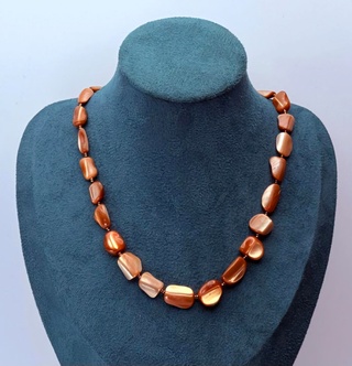 Collier ”Sand Colour Pearl Fragments”