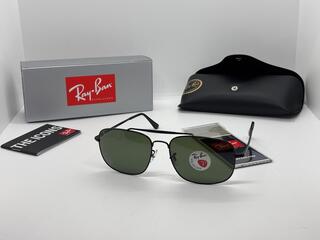 Rayban zonnebril Colonel black green polarized
