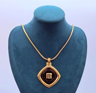 Pierre Balmain goldplated koningscollier