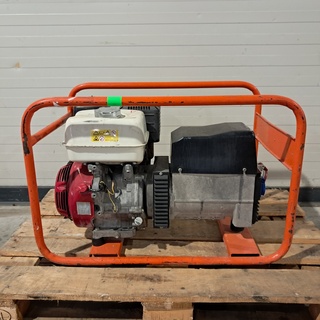 Aggregaat benzine 6,5kVA 1x230V RA 1x400V e-power, EP6500T, bouwjaar 2