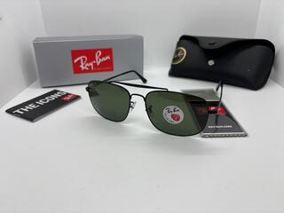 Rayban zonnebril Colonel black green polarized