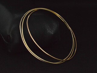 Armband met drie kleuren goud