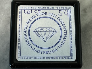 Diamant – 1.01 carat natuurlijke briljant geslepen diamant
