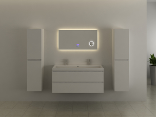 Spiegel, Vonato, Calvona, led verlichting in 3 kleuren; geel, blauw en
