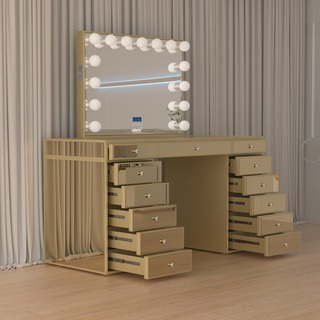 Kaptafel Vonato, GoldenAura, hoogglans goud