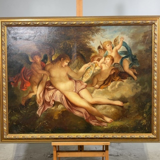 Schilderij, ‘5 engelen’