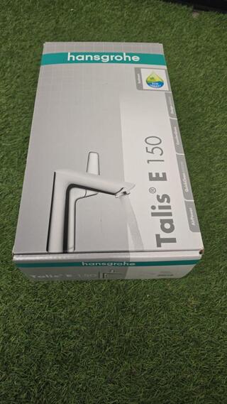 Wastafel met mengkraan en afvoer Hansgrohe, zwart