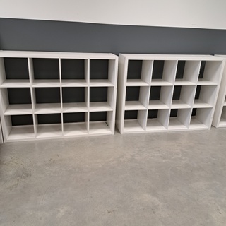 3x Vakkenkast Ikea, Kallax, Wit