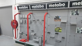 Gereedschapstelling Metabo, groen grijs rood