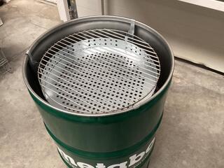 Olievat BBQ Metabo, 200 L Grill, groen