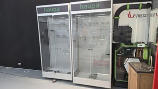 2x Vitrinekast Haupe