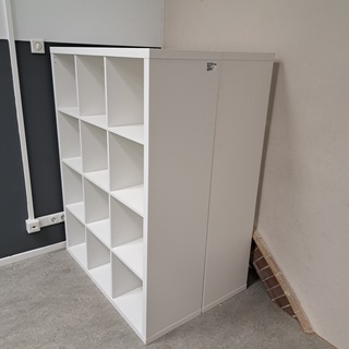2x Vakkenkast Ikea, Kallax, Wit
