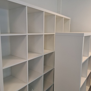 2x Vakkenkast ikea, Kallax, wit