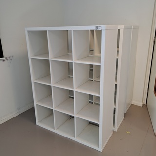 3x Vakkenkast Ikea, Kallax, Wit