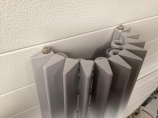 Design radiator Arbonia, karotherm, grijs