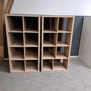 3x Vakkenkast Ikea, Kallax, Beuken