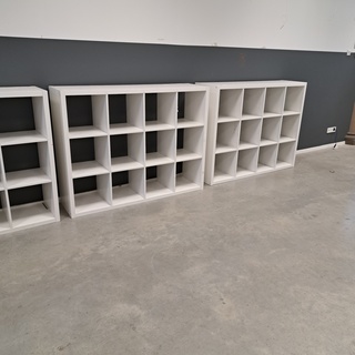 3x Vakkenkast Ikea, Kallax, Wit