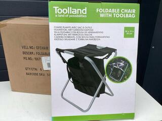 6x Vouwstoel Toolland