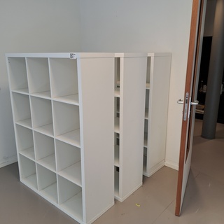 3x Vakkenkast Ikea, Kallax, Wit