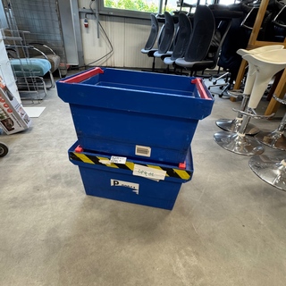 Ca. 20x Magazijnbak, blauw